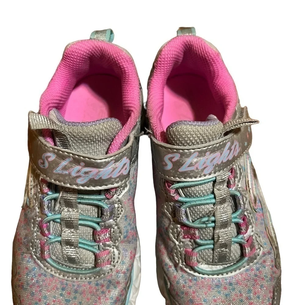 Sketchers | S Lights Twisty Brights Mystical Bliss Sneaker Kids- Size toddler 12